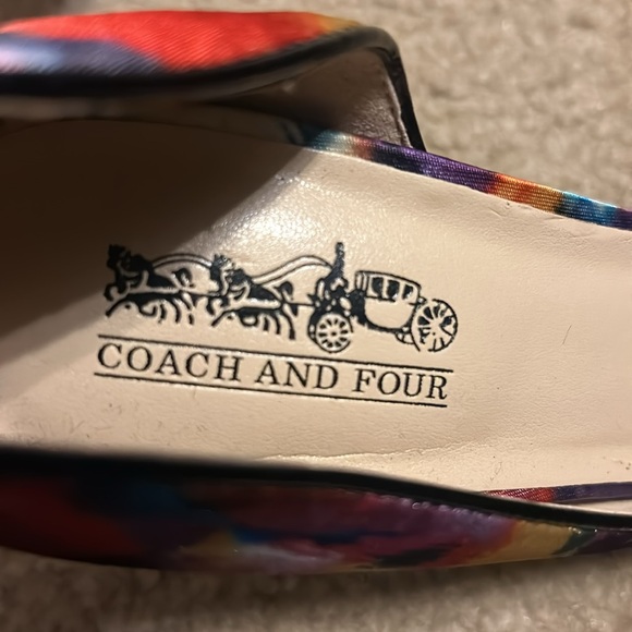 Coach and Four Colorful High Heels - size 7 - Picture 5 of 6
